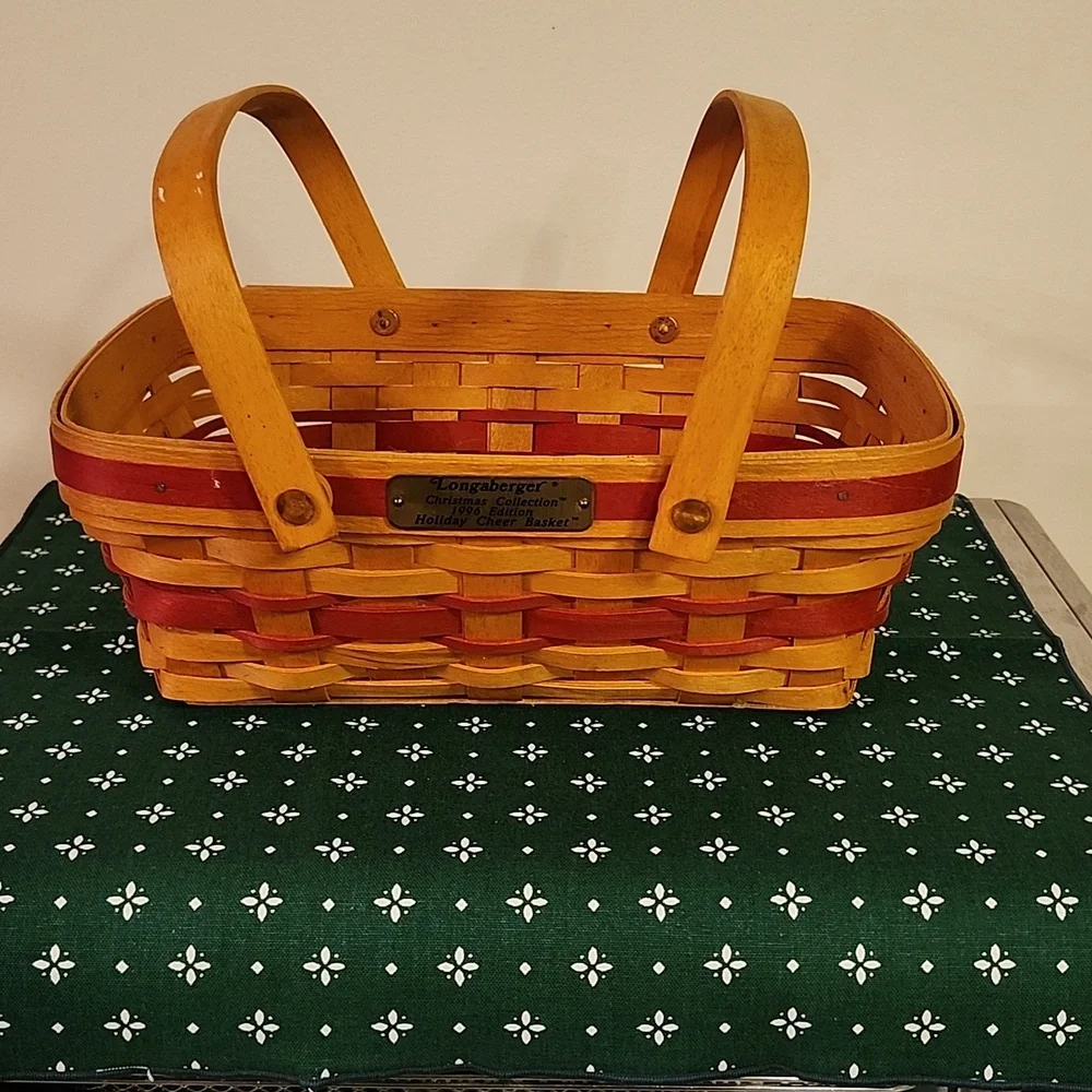 Longaberger 1996 Holiday Cheer Basket
